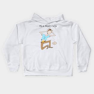 Mi-a picat fata Kids Hoodie